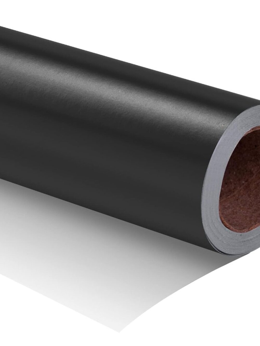 Black Wrapping Paper - Solid Color Matte Gift Wrapping Paper Roll Perfect For We
